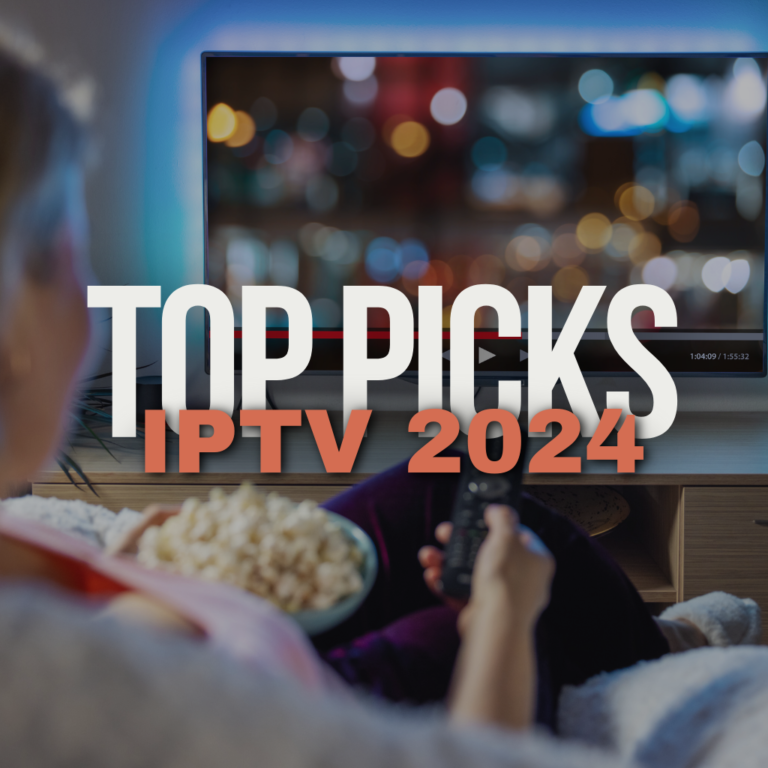 a woman sitting on a couch watching television. top picks iptv 2024