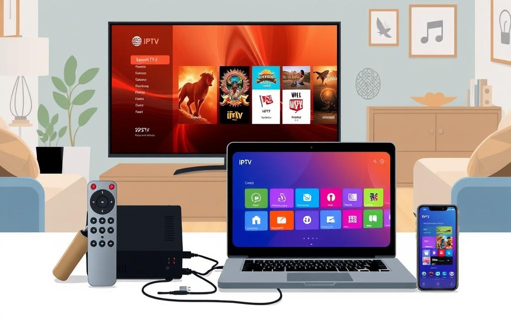 IPTV setup for devices