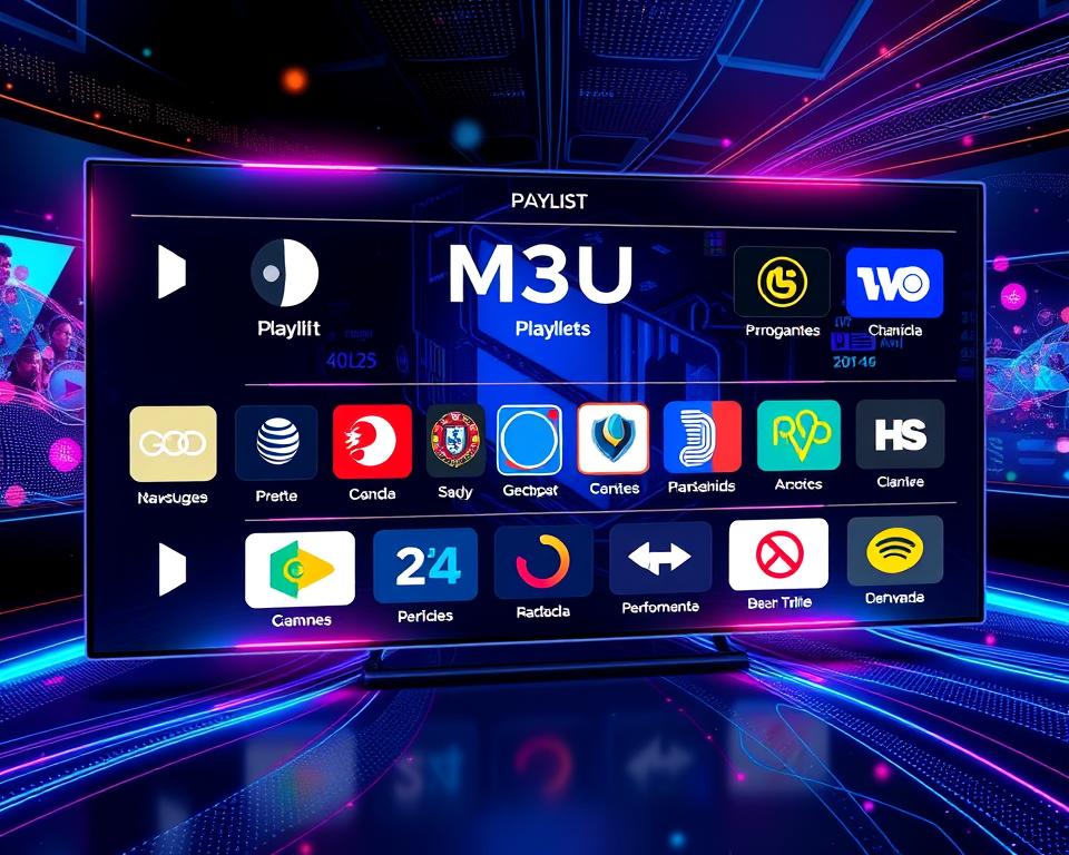 M3U playlist for IPTV channels