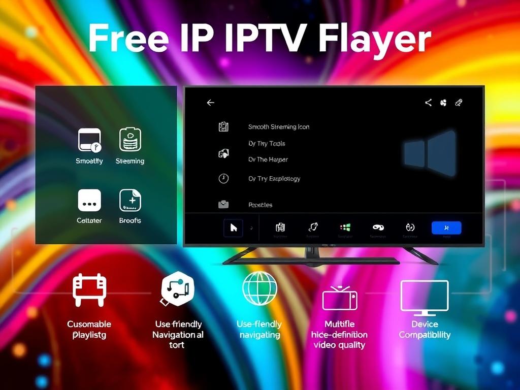 features of free IPTV player